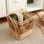 Panier SPACEO marron H.31 x l.31 x P.31 cm