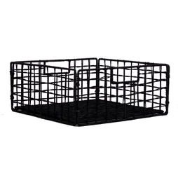 Panier SPACEO noir H.14 x l.31 x P.31 cm