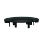 Capot abs noir bonde extra-plate de receveur de douche, 90, Valentin