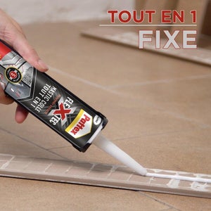 Colle joint int/ext polymere pattex flextec noir cartouche 389g