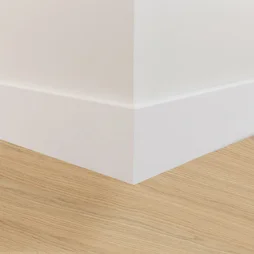 Plinthe mdf, carré, blanc, H. 9.5 ARTENS
