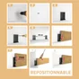 Lot de 30 clips pour plinthe décor, ARTENS