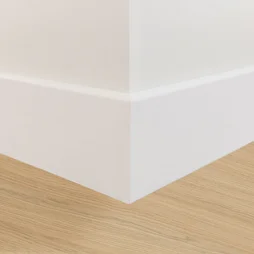 Plinthe mdf, rénovation blanc, H. 13.8 ARTENS