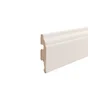 Plinthe mdf, moulurée blanc, H. 7.8 ARTENS