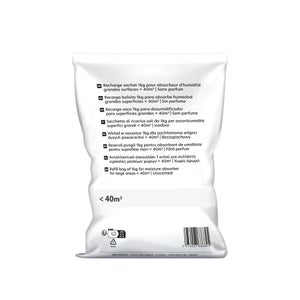 Recharge en sac pour absorbeur d'humidité neutre 1 kg