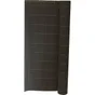 Canisse double face lame 10mm pvc anthracite 30% recyclé, IDEAL GARDEN, H.1 x L.3m