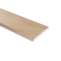 Lot de 4 plinthes Living, beige, h. 8 x h. 60 cm, Ep.9.5 mm