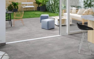 Lot de 4 plinthes Urban, gris foncé, h. 8 x h. 60 cm, Ep.9.5 mm