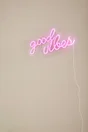 Applique LED, Néon Good Vibes