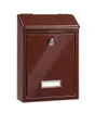 Boite aux lettres missive burg favor acier marron
