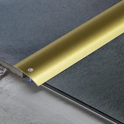 Barre de seuil à visser aluminium finition laiton, l.45 mm x L.93 cm ARTENS