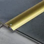 Barre de seuil à visser aluminium finition laiton, l.45 mm x L.93 cm ARTENS