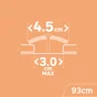 Barre de seuil à visser aluminium finition laiton, l.45 mm x L.93 cm ARTENS