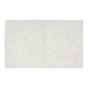 Tapis salle de bain à motifs relief SENSEA Charm 50 x 80 cm blanc