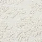 Tapis salle de bain à motifs relief SENSEA Charm 50 x 80 cm blanc
