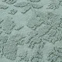 Tapis salle de bain à motifs relief SENSEA Charm 50 x 80 cm vert sage
