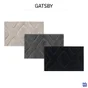 Tapis de bain rectangulaire Gatsby SENSEA gris moon 1 l.50 x L.90 cm