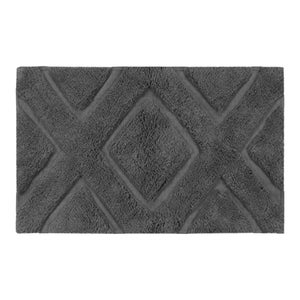 Tapis de bain rectangulaire Gatsby SENSEA gris moon 1 l.50 x L.90 cm