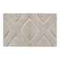 Tapis salle de bain à motifs relief SENSEA Gatsby 50 x 90 cm beige trench 6