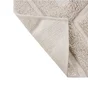 Tapis salle de bain à motifs relief SENSEA Gatsby 50 x 90 cm beige trench 6