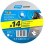 Lot de 14 disques abrasifs l.125 x L.125 mm grain 40