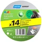 Lot de 14 disques abrasifs l.125 x L.125 mm grain 80