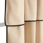 Rideau Klervie naturel noir l. 135 x H. 260 cm