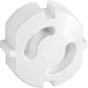 Lot de 6 caches-prises, ABUS, blanc
