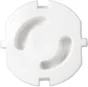 Lot de 6 caches-prises, ABUS, blanc