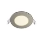 Kit 1 spot à encastrer SDB Kilia led, rond acier, 2700K-4000K blanc chaud/neutre INSPIRE