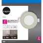 Kit 1 spot à encastrer SDB Kilia led, rond acier, 2700K-4000K blanc chaud/neutre INSPIRE