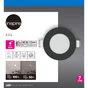 Kit 1 spot à encastrer SDB Kilia led, IP65, rond noir, 2700K-4000K blanc chaud/neutre INSPIRE