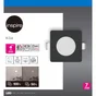 Kit 1 spot à encastrer SDB Kilia led, IP65, carré noir, 2700K-4000K blanc chaud/neutre INSPIRE