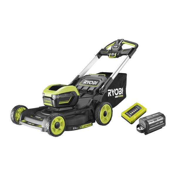 Tondeuse sur batterie RYOBI Ry36lmxsp53a-160 36 V, l.53 cm