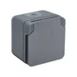 Prise avec terre Etanche Cyklone, DEBFLEX anthracite