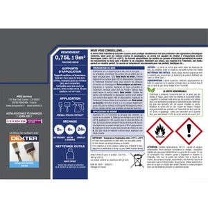 Vernis pour bois extérieur LUXENS Conditions extêmes incolore brillant 0.75 litre