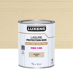 Lasure LUXENS 4 ans incolore satiné 1 litre