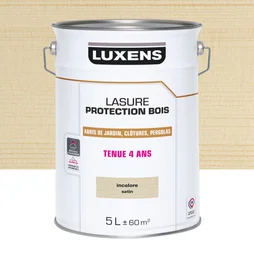 Lasure LUXENS 4 ans incolore satiné 5 litres