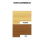 Vernis pour bois extérieur LUXENS Conditions extrêmes teck brillant 0.75 litre