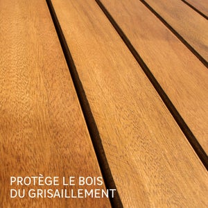 Saturateur pour bois extérieur LUXENS chêne naturel mat 5L+20% gratuit