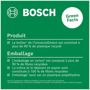 Détecteur de matériaux UniversalDetect BOSCH