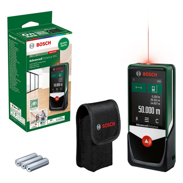 Télémètre laser connecté AdvancedDistance 50C BOSCH