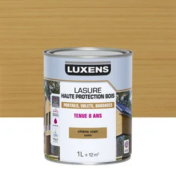 Lasure LUXENS 8 ans chêne clair satiné 1 litre