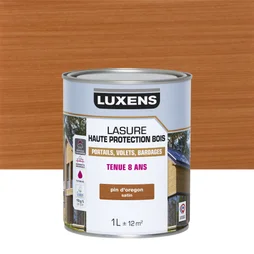 Lasure LUXENS 8 ans pin d'orégon satiné 1 litre