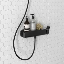 Mitigeur mecanique douche noir mat, SENSEA Remix