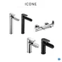 Mitigeur mecanique de baignoire chrome chrome, SENSEA Icone cascade