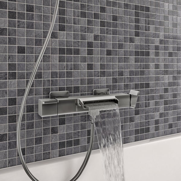 Mitigeur mécanique de baignoire, SENSEA Studio cascade, chromé brillant