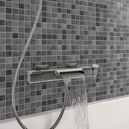 Mitigeur mécanique de baignoire, SENSEA Studio cascade, chromé brillant