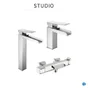 Mitigeur mécanique de baignoire, SENSEA Studio cascade, chromé brillant