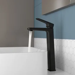 Mitigeur lavabo noir mat, SENSEA Remix XL